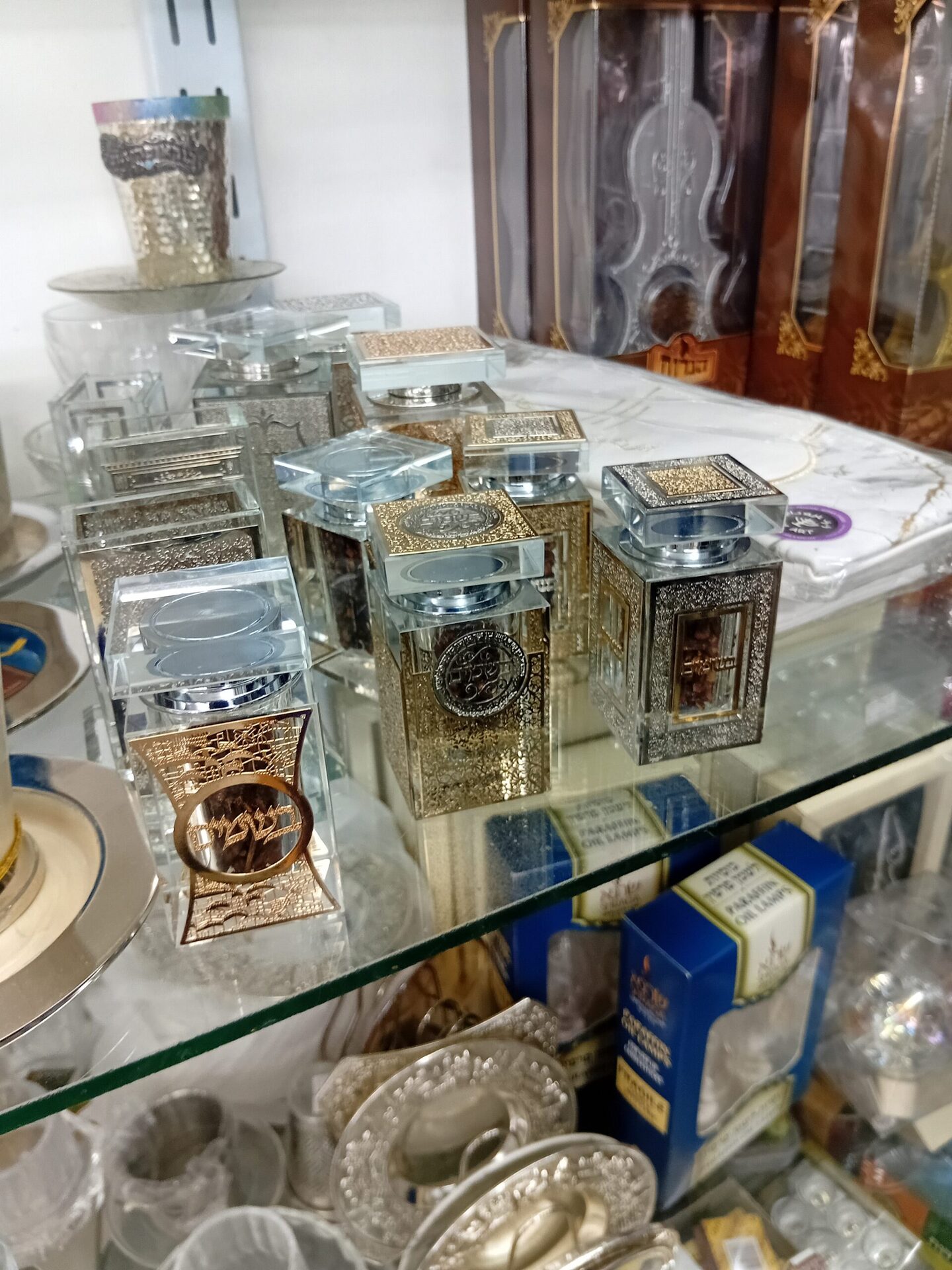 Havdalah spice holders and ritual silverware