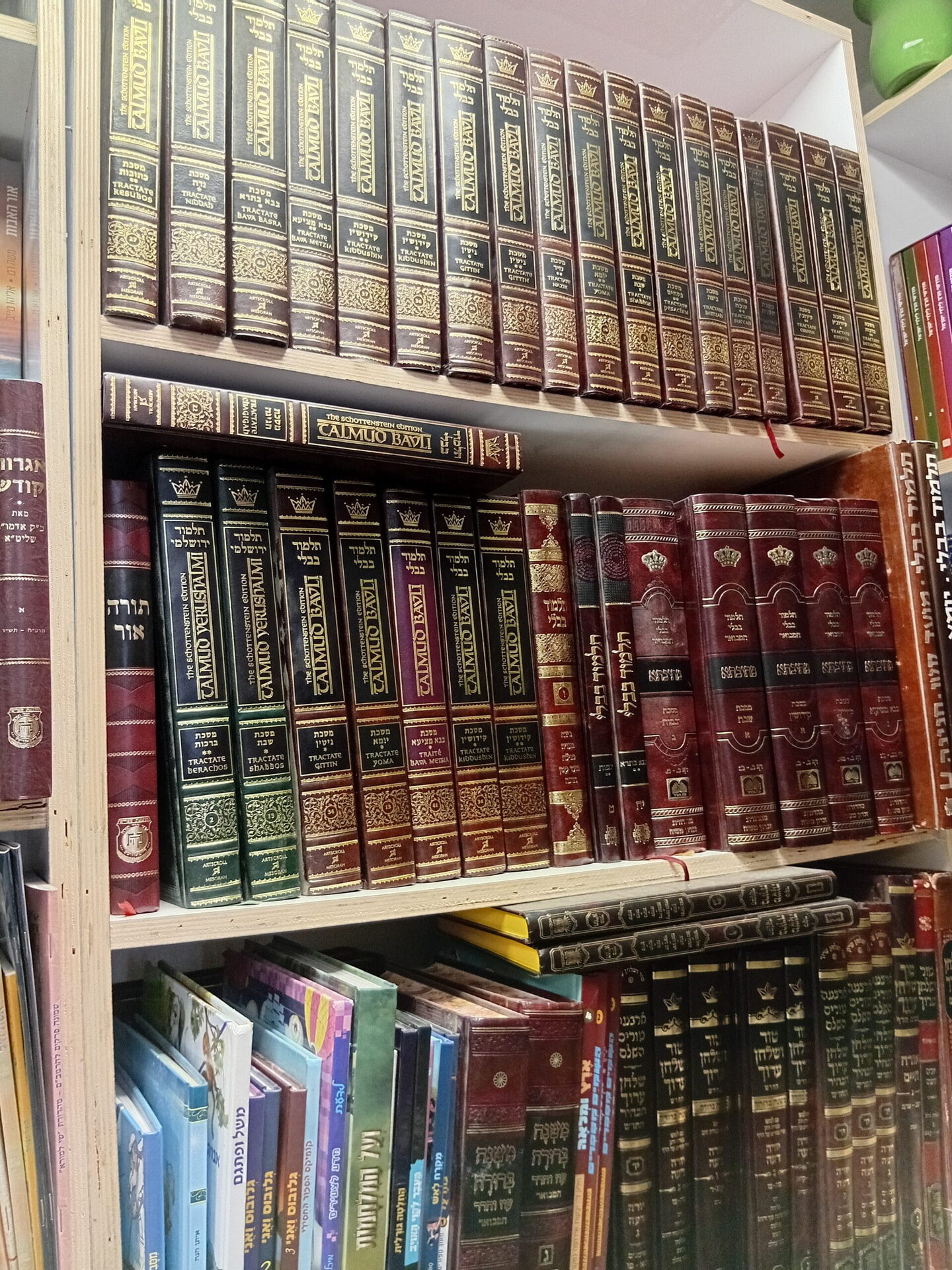 Matched set of Talmud volumes