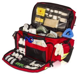 Medic bag with equipment